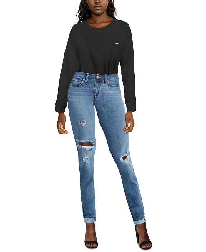 levi's boyfriend cut jeans