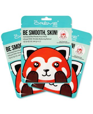 Be Smooth, Skin! Animated Red Panda Face Mask