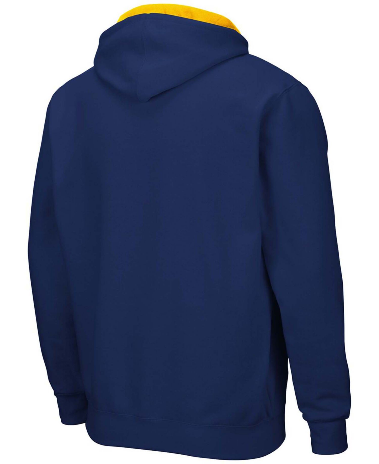 Men's Navy Michigan Wolverines Arch Logo 3.0 Full-Zip Hoodie