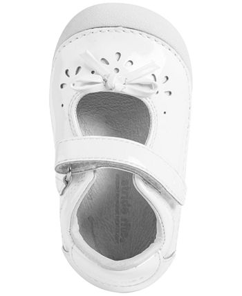 Stride Rite Scarpe Ginnastica Bambina Larghe, In Pelle, Stile SM Bambi - Comode E Pratiche Per Ogni Giorno - 4