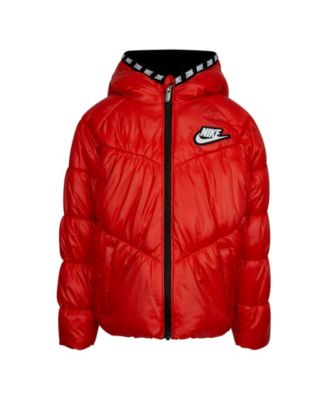 nike shiny puffer coat