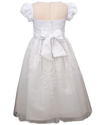 Bonnie Jean Big Girls Illusion Bodice 