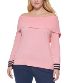 Plus Size Off-The-Shoulder Sweater