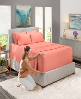 Extra Deep Pocket Microfiber 6-Pc. Sheet Set, Queen