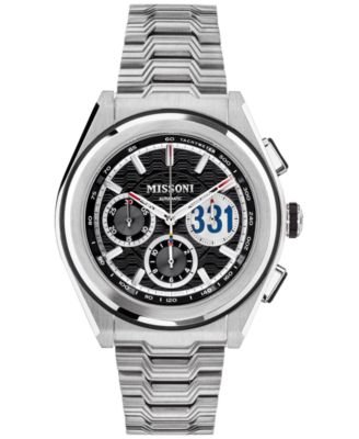 Missoni - Men's Swiss Chronograph M331 Stainless Steel Bracelet Watch 45mm