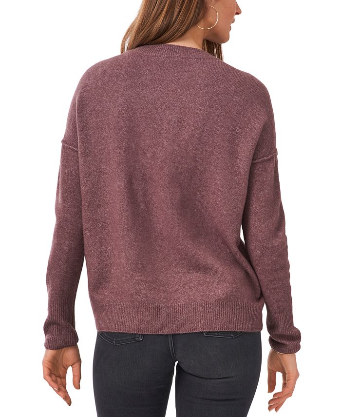 Vince Camuto Long Sleeve Extend Shoulder Sweater & Reviews Sweaters