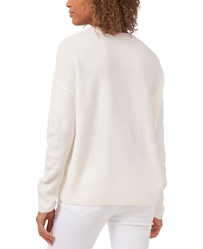 Vince Camuto Long Sleeve Extend Shoulder Sweater & Reviews Sweaters
