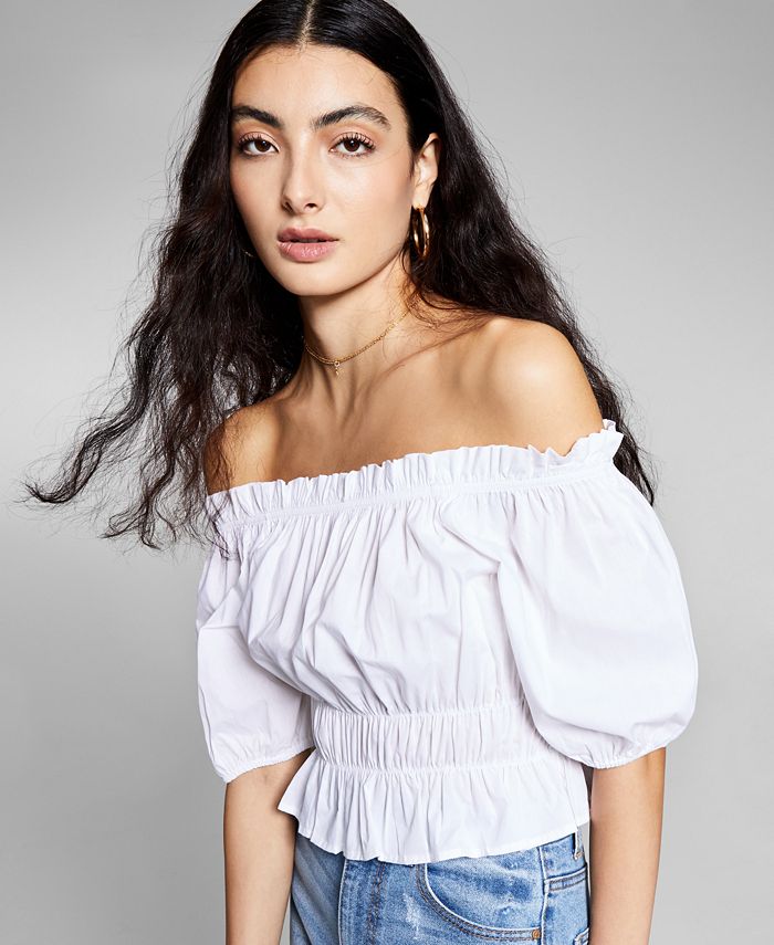 Off the outlet shoulder tops macys
