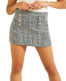 Christy A-Line Tweed Mini Skirt