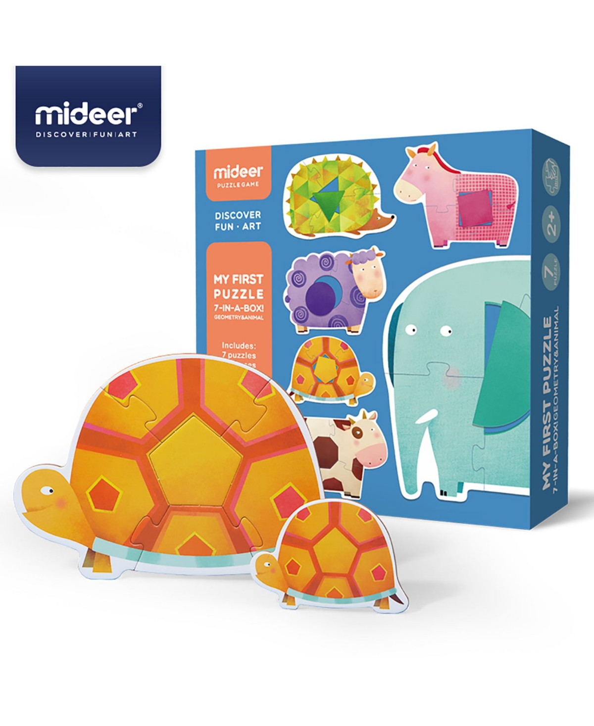 Mideer My First Animal Puzzle Set, 32 Piece In Multi