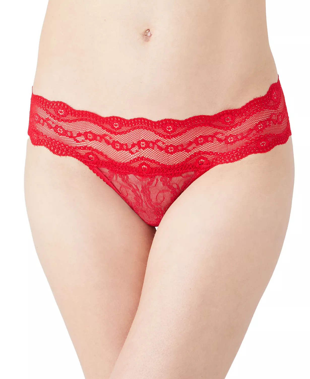  b.tempt'd by Wacoal Women's Lace Kiss Thong Panty, Abyss, Small  : Clothing, Shoes & Jewelry