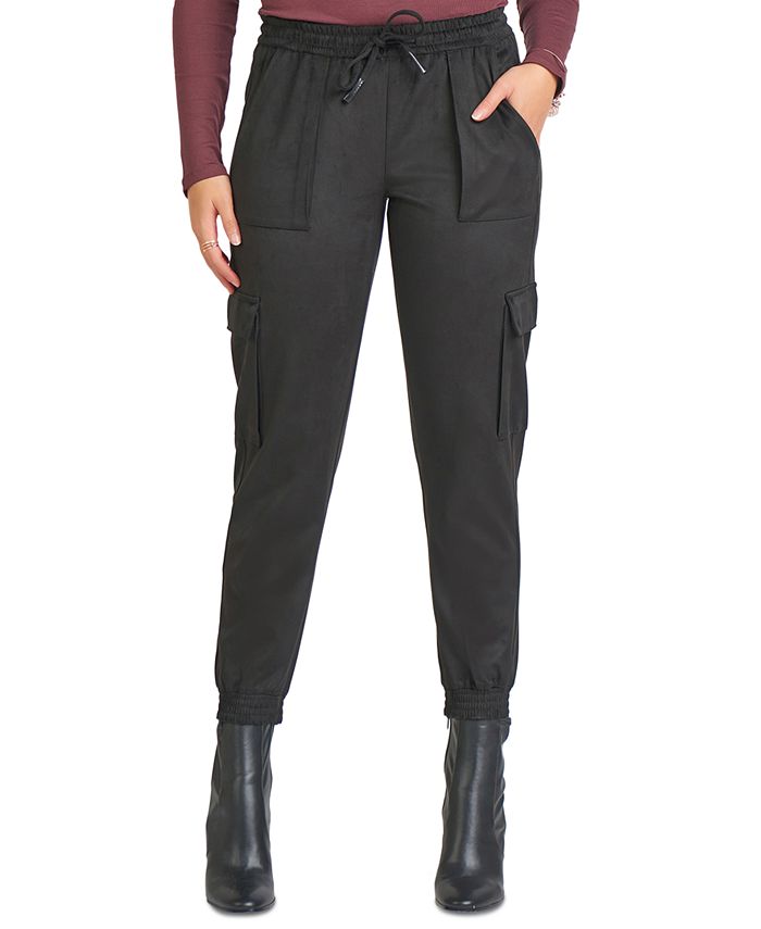 Black Tape FauxSuede Cargo Pants Macy's