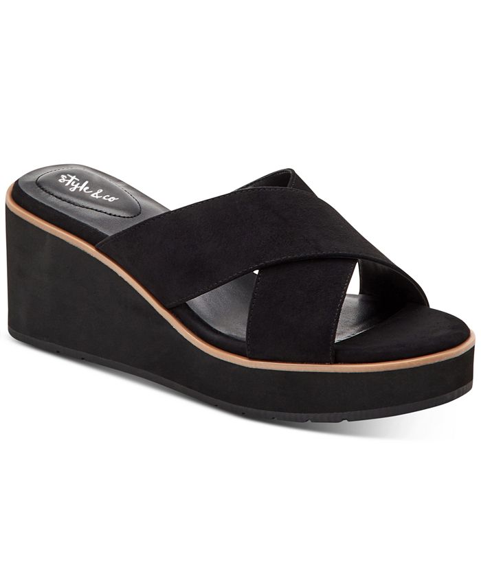 Style Co Valtcho Wedge Sandals Created for Macy s Macy s