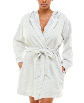 Roudelain - Dolman-Sleeve Hooded Short Robe