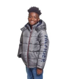 Big Boys Classic Logo Puffer Jacket