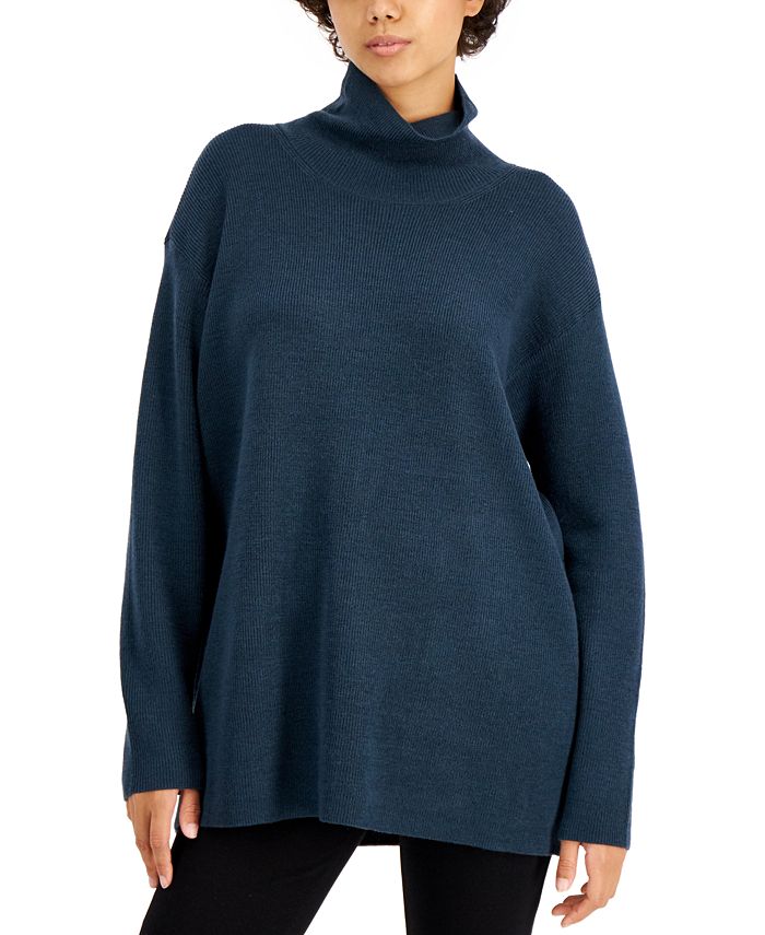 Eileen Fisher Turtleneck Sweater & Reviews - Sweaters - Women - Macy's