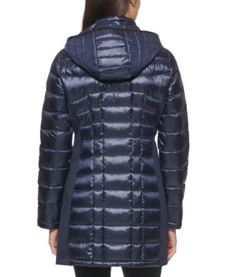 calvin klein packable down jacket with hood