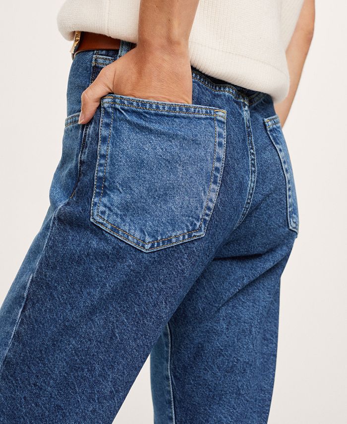 MANGO Women's AnkleLength StraightFit Jeans Macy's