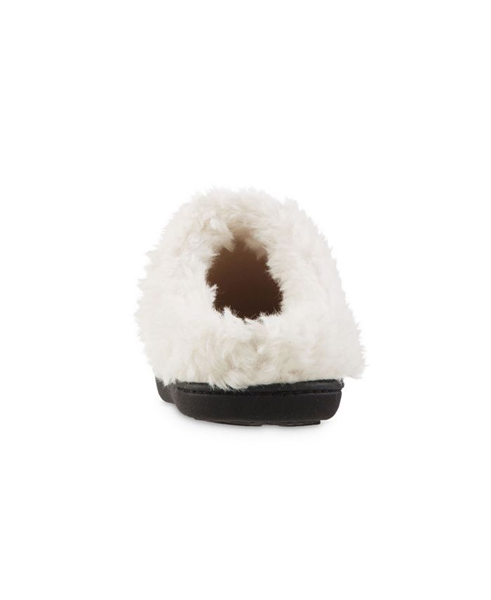 Isotoner - Women's Diamond Sweater Knit Hoodback Slipper