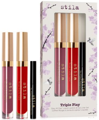 Stila - 3-Pc. Triple Play Stay All Day Liquid Lipstick & Eye Liner Set