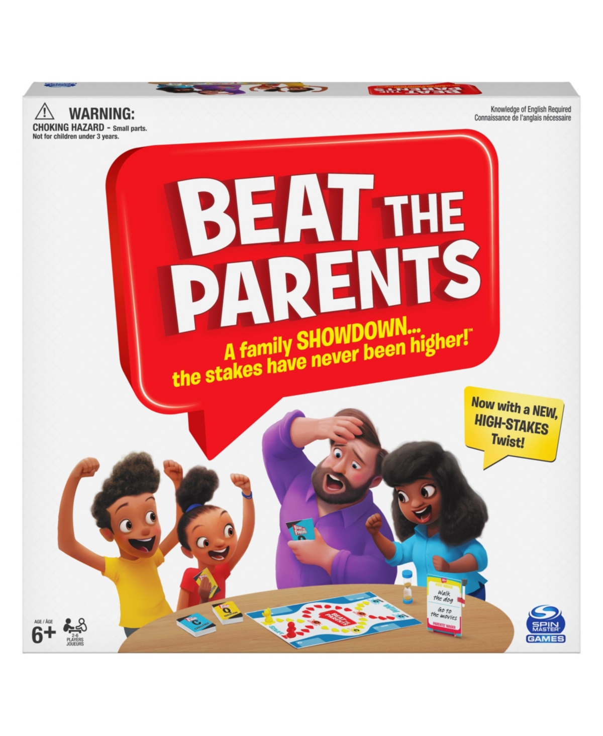 Spin Master Toys & Games Beat The Parents Classic Family Trivia Game, Kids Vs Parents For Ages 6 And Up In No Color