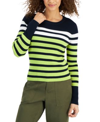 tommy hilfiger striped sweater women's