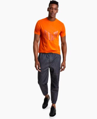 A|X Armani Exchange - Men's Tonal Cube Logo Graphic T-Shirt