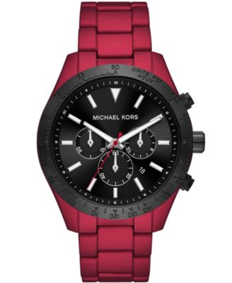 michael kors mens watches red