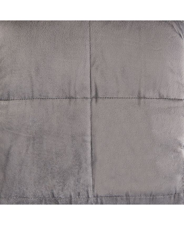 Sealy Quilted Plush Weighted Blanket, 12.2lbs Macy's