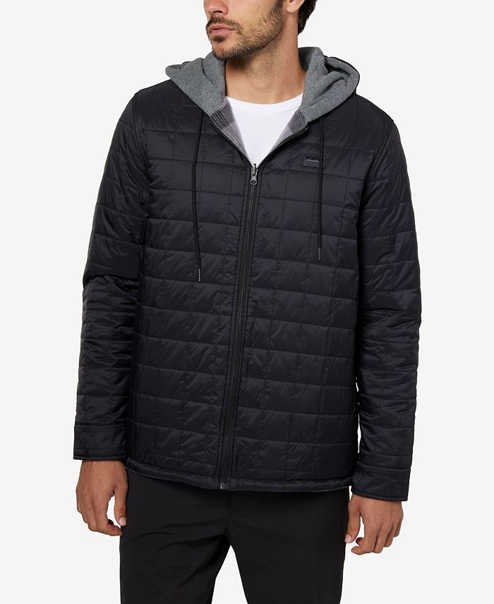 O'Neill Men's Glacier Hooded Reversible Jacket - Macy's