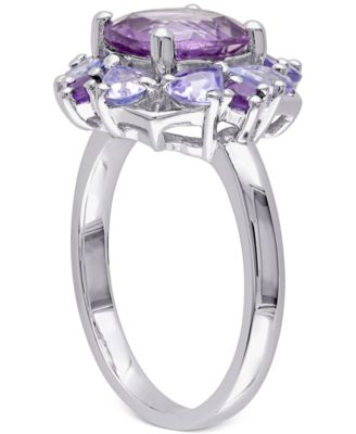 Amethyst (1-7/8 ct. t.w.) & Tanzanite (1 ct. t.w.) in Sterling Silver