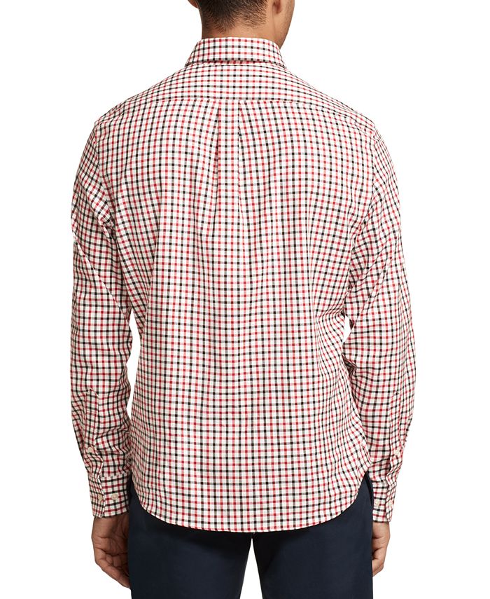 Lauren Ralph Lauren Men's Check Shorter Length Stretch Dress Shirt Macy's