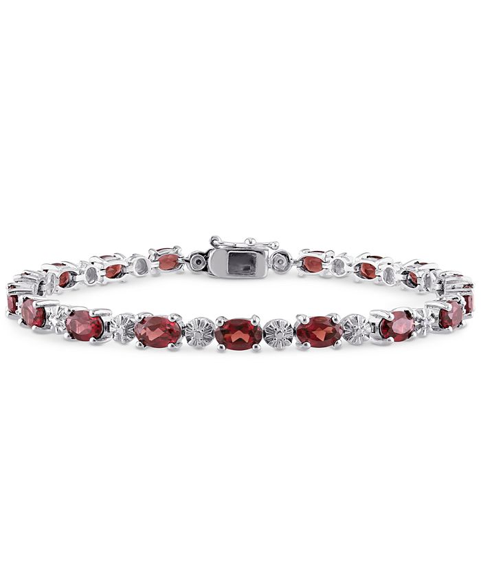 Macy's garnet bracelet top