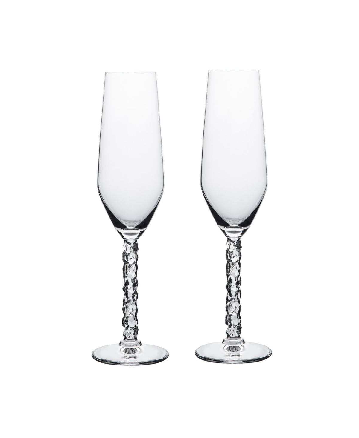 Orrefors Carat Champagne Glass Set, 2 Pieces In Clear