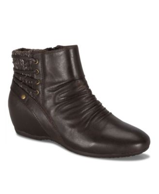 baretraps peanut wedge ankle booties