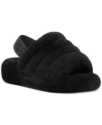 UGG Women s Fluff Yeah Bling Slippers Macy s