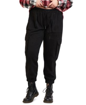 plus size stretch cargo pants