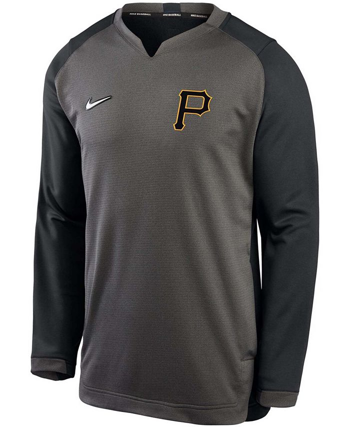 Nike Men's Charcoal, Black Pittsburgh Pirates Authentic Collection ...