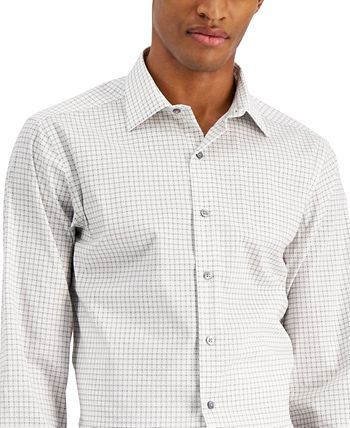 Alfani Men's Slim Fit 2-Way Stretch Performance Dress Shirt, Created ...