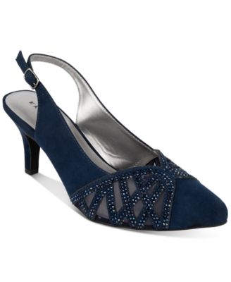 macy's navy blue dress shoes