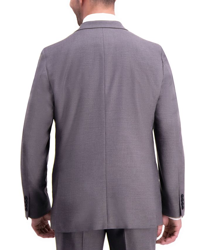 Haggar Men's Slim Fit Textured Weave Suit Separate Jacket - Macy's