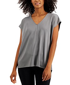 V-Neck Cap-Sleeve Top, Created for Macy's