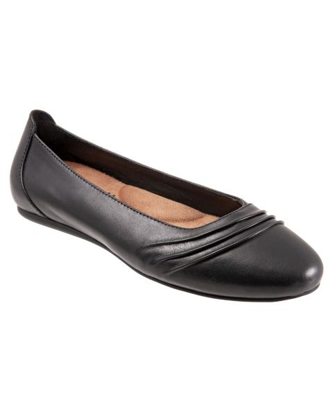 Женские балетки SoftWalk Safi Flat, цвет: Чёрный