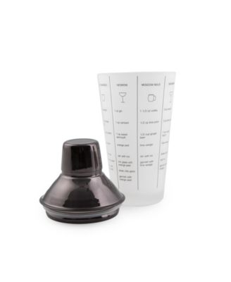 Recipe Shaker and Tools Mixology Set, 5 Pieces