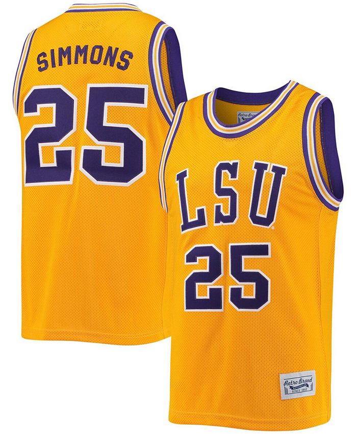 Retro Brand Men's Ben Simmons LSU Tigers Throwback Jersey - Macy's