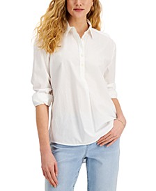 Cotton Popover Shirt, Created for Macy's