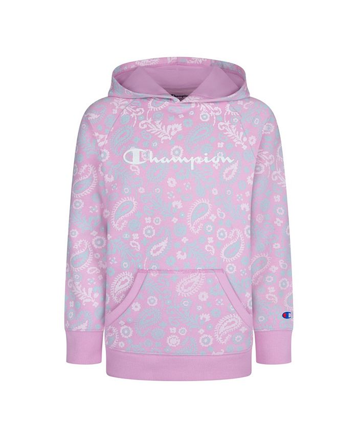 Champion Little Girls Paisley Script Fleece Hoodie Macy s