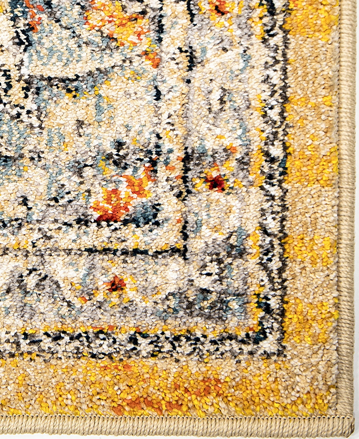 Orian Gemstones Cressida Area Rug - Gold-Tone