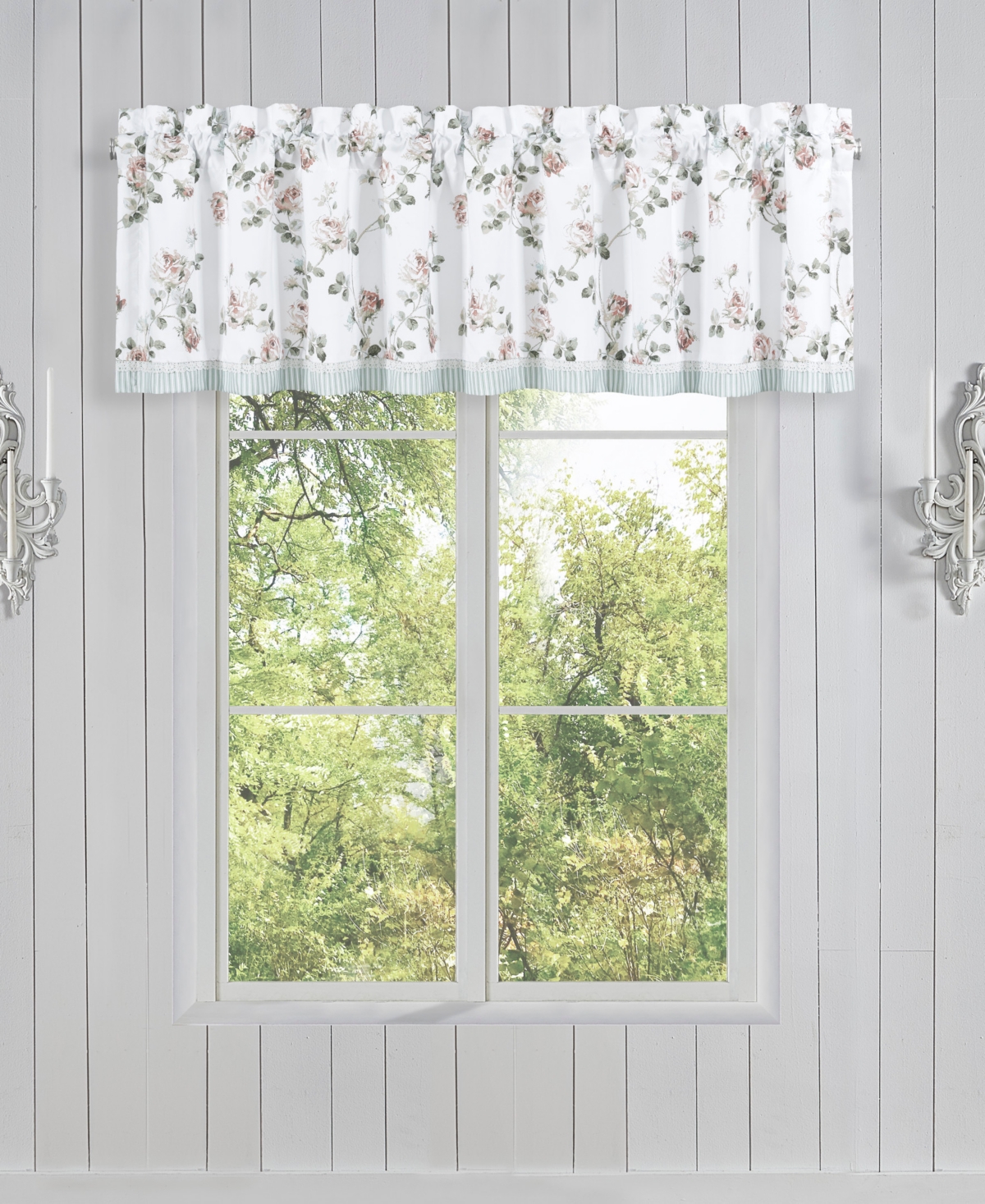 Royal Court Rialto Window Valance In Sage