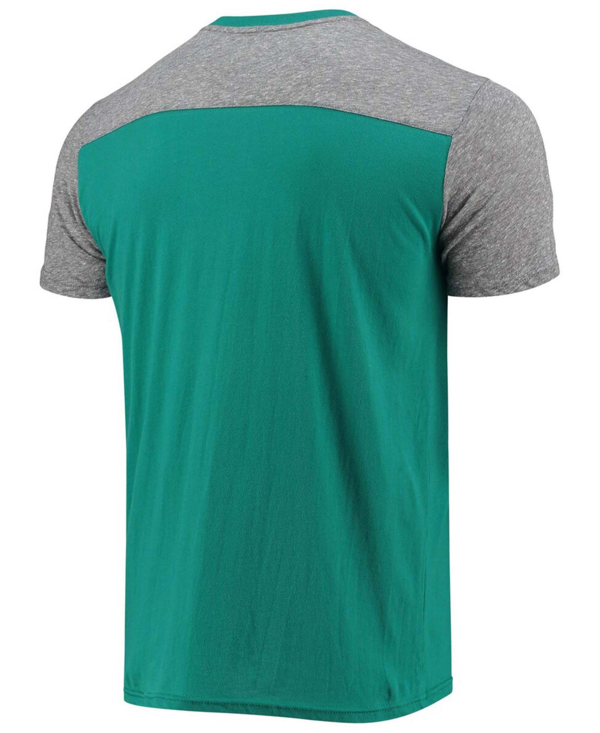 Shop Majestic Men's Aqua, Gray Miami Dolphins Field Goal Slub T-shirt In Aqua,gray